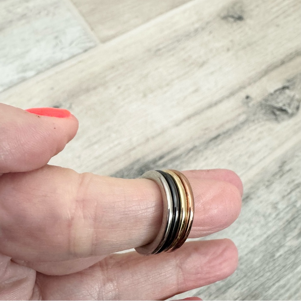 Mixed Metal Stacking Rings - Picture 5 of 5